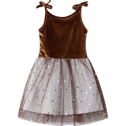 Spring Summer Girl Mesh Princess Dress 2021 New Sleeveless Kids Clothes for Girl 1 2 3 4 5 6 7 8 Year Toddler Children Outfits