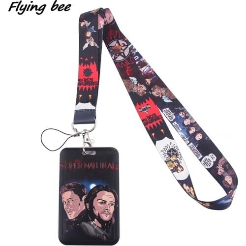 Flyingbee X1345 TV Show Creative Lanyard Card Holder Student Hanging Neck Mobile Phone Lanyard Badge Subway Access Card Holder