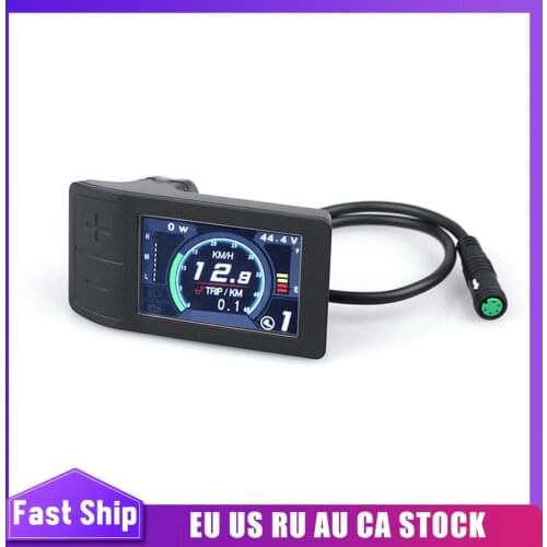 Electric Bicycle TFT LCD 500C Display Speed Indicator Computer For Bafang 8FUN Mid Hub Motor 36V 48V 52V 60V 750W E-bike Parts
