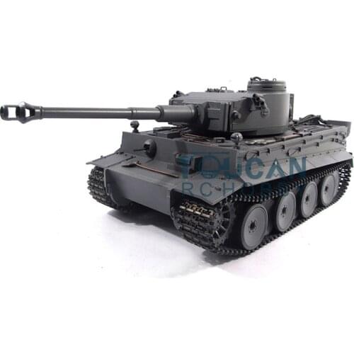 Metal Mato 1/16 Tiger I RC RTR Tank Model Infrared Version Barrel Recoil Gray Color 1220 TH00651-SMT4