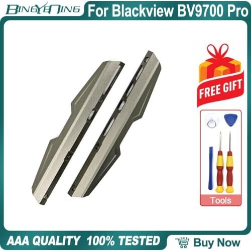 100% New Original Left and right decorative pieces For Blackview BV9700 Pro Back housing Side metal Replacement Accessories Part