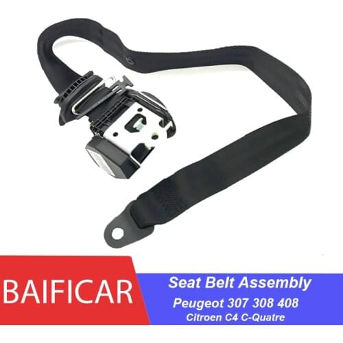 Baificar Brand New Front Pirotechnic Safety Belt Seat Security DL Dr Assembly For Peugeot 307 308 408 Citroen C4