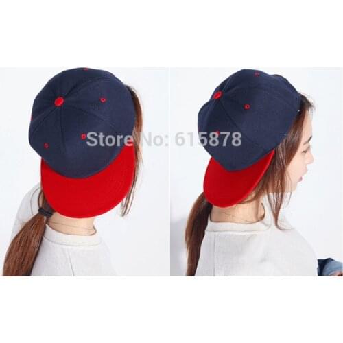2018 Two Tones Snapback Hats Blank Plain Solid Hats Baseball Caps Men Women More Colors Mix Order 12pcs Per Lot Free Shipping