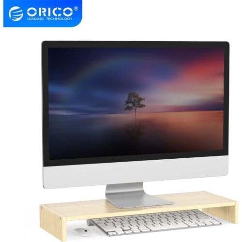 ORICO MSR wooden computer desktop monitor stand stand with drawer keyboard storage printer PC notebook TV notebook desktop stand