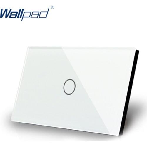 Fan Speed Regulator Wallpad US/AU Standard Touch Switch AC 110~250V Touch Switch White Wall Light Switch 110-250V