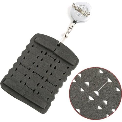 Fly Foam Fishing Hook Hanging Board Fish Hook Storage Foam Expansion Buckle Fly Fishing Bait Hanging Board Accessory