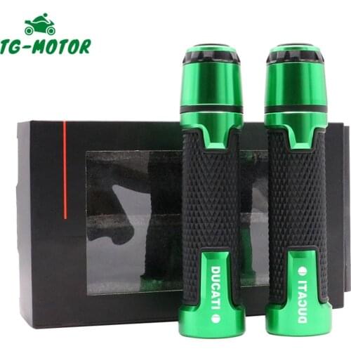 TG-Motor Motorcycle CNC Accessories For DUCATI Monster 696 796 1100 1100S Monster 1100 EVO 22mm 7/8 Handle Grips Grip Ends Cover