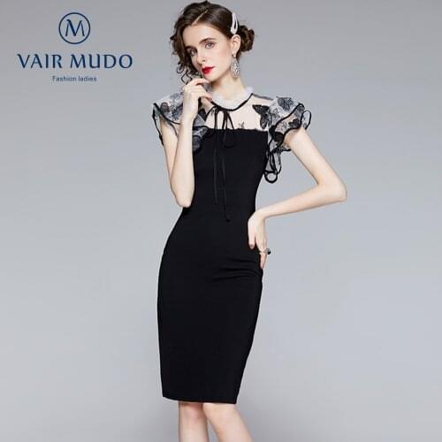 Черные летние платья VAIR MUDO China At AliExpress