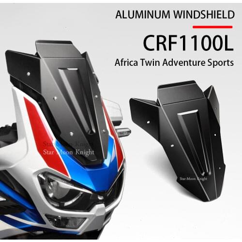 Moto windscreen Aluminum Windshield Wind Deflector For honda africa twin crf1100 2020 crf1100 crf1100l crf 1100 Adventure Sports