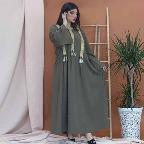 Abaya Dubai Kaftan Turkey Islam Muslim Hijab Long Dress Caftan Marocain Dresses for Women Vestido De Mujer Robe Djellaba Femme