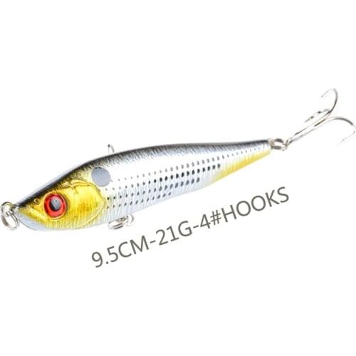 1pcs Sinking Wobblers For Trolling Pike Carp 21g Crankbaits Fishing Lures Pencil Artificial Bait Hard Swimbait Fishing Tackle