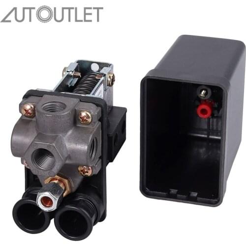 AUTOUTLET For 90-120PSI air compressor 240V Heavy Duty pressure control valve Solenoid Valve