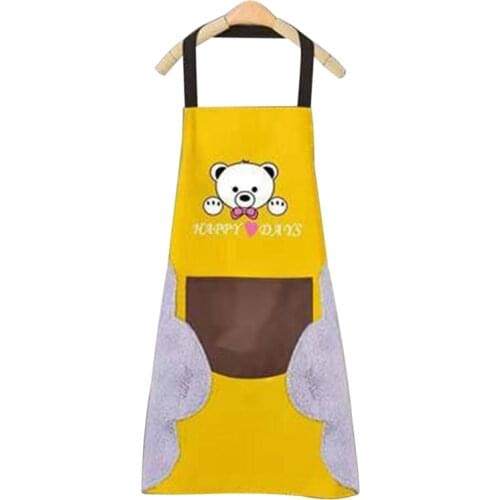 Home Kitchen Womens Waterproof Kitchen Apron Creative Halter Towel