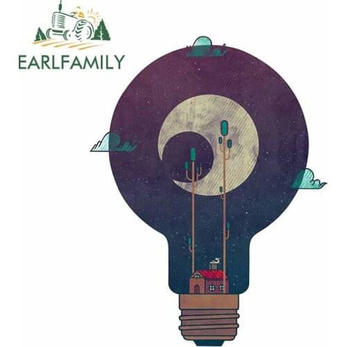 EARLFAMILY 13cm x 9.8cm for Nocturnal Pondering Decal Tuning Windows Car Stickers Refrigerator Suitcase Snowboard Vinyl Car Wrap