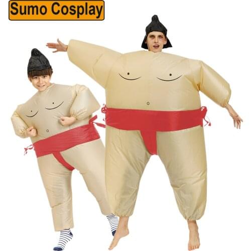 Party Cosplay Costume Halloween Sumo Inflatable Costumes Purim Birthday Gifts Funny Role Play Disfraz for Adult Kids