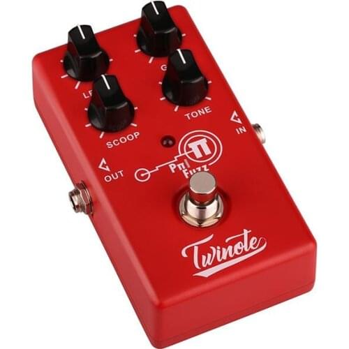 Fuzz Mini Guitar Pedal with FET Circuit Simulate Ture Tube Sound Guitar Accessories for Scoop Knob Adjusts