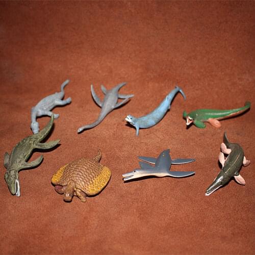 Miniatures Wild Animal Arowana Model Triassic Prehistoric Basilosaurus Liopleurodon Aquarium Decor Action Figure Figurine Toys