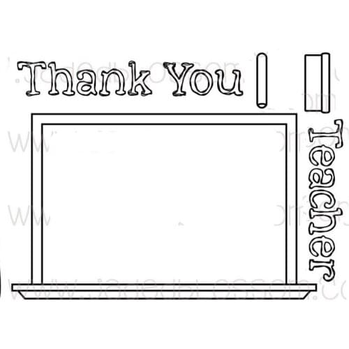 Written Note Nessage Clear Rubber Stamp Sheet Cling Scrapbooking DIY Cute Pattern Photo Album Paper Decoration