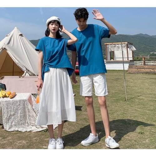 New women skirt and men T+ men pants couples