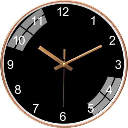 New Wall Clock Large Size Luxury Silent Movement Clocks Rounds Precise Sweep Wall Clocks Modern Design For Home Decoration