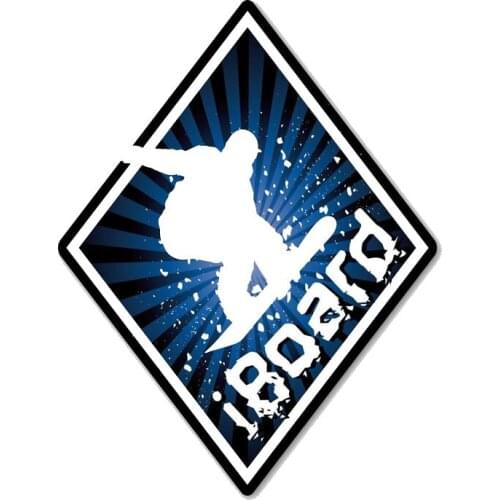 Personality Diamond Snowboard Sticker Extreme Sports Car Pvc Decoration Accessories High Quality Waterproof Decal 15cm*11Cm