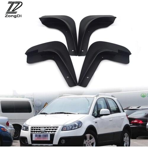 ZD Car Front Rear Mudguards For 2007 2008 2009 2010 2011 2012 2013 Suzuki SX4 4-Door Sedan Mudflaps Car-styling 1Set Fenders