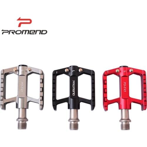 PROMEND Folding Road Bicycle Pedal Lightweight CNC Aluminum Alloy DU Bearing Pedals parts