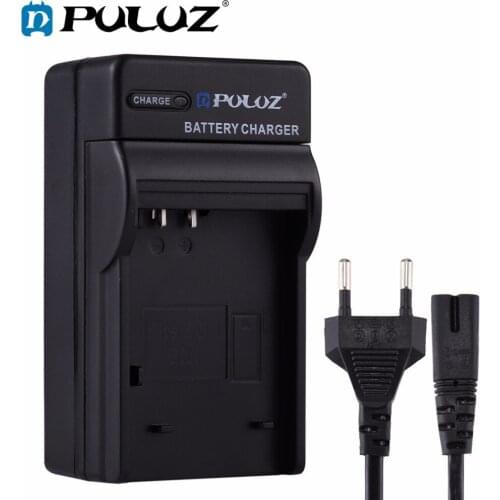 PULUZ EU Plug Battery Charger with Cable for Canon NB-6L Battery for CanonD10, S95, IXUS85 (IXUS 85 IS), IXUS 95 IS, S90