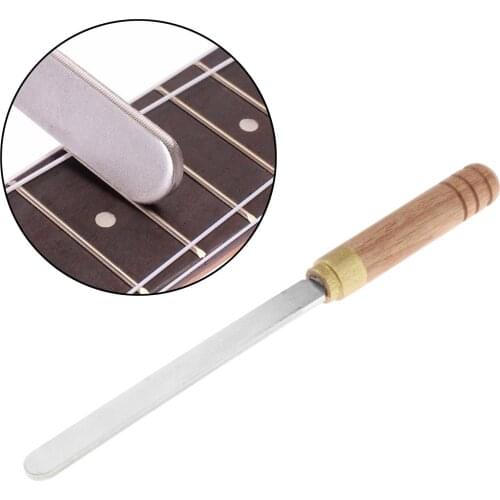 Guitar Steel Double Edge Fret Crowning File Fretboard Fingerboard Frets Leveling Grinding Luthier Maintenance Tools Accessory