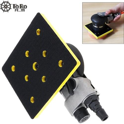 Precision 4 Inch 12000RPM Square Pneumatic Grinding Machine Hairy Plate Safety Control Valve for Surface Grinding of Iron Tire