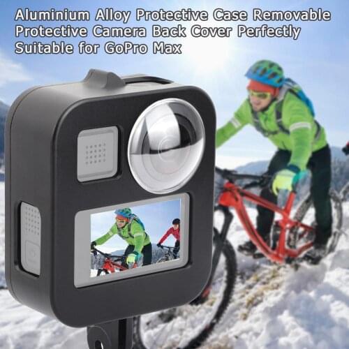 High Quality Aluminium Alloy Protective Case Removable Protective Camera Back Cover Lens Cover Suitable For GoPro Max