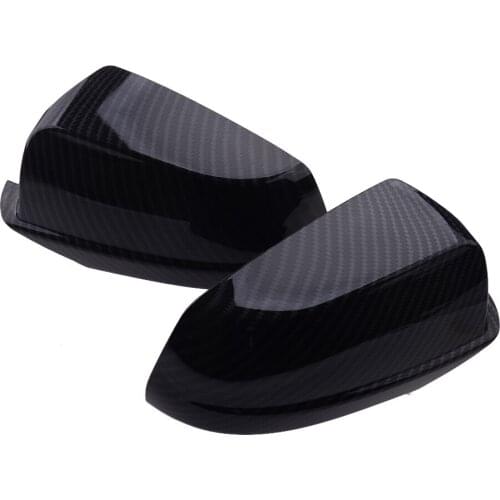 1 Pair Car Door Rearview Mirror Cover Fit for BMW 5 Series F10 M5 2011 51167216369 51167216370