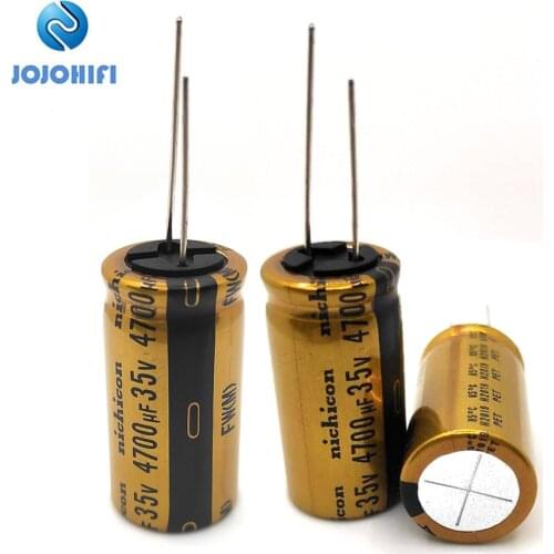 3pcs 4700UF 35V 18x35mm FW Gold Pitch 7.5mm 35V/4700uf Audio High Voltage Electrolytic Capacitors