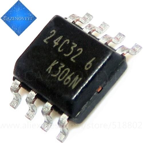 5pcs/lot AT24C32CN-SH-T AT24C32CN 24C32 32C1 SOP-8 In Stock