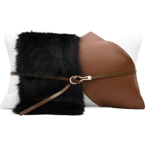 50 Designs Available Modern Cushion Cover Decorative Living Room Pillowcase Jacquard Waist Pillow Cover Home Decor 30x50cm