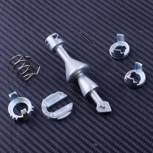 7Pcs/Set Car Door Lock Barrel Cylinder Repair Tool Kit L/R Silver Fit For BMW 3 Series E90 E91 E92 E93 2006 - 2011 Accessories