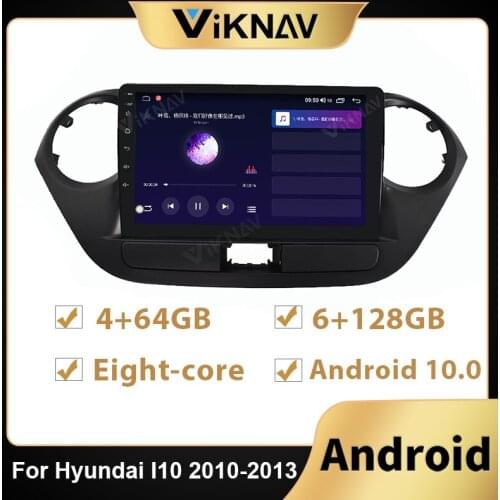 128G Car Radio For Hyundai I10 2013 2014 2015 2016 Car 2din Android Multimedia Vedio Player DVD stereo Navigation GPS headunit