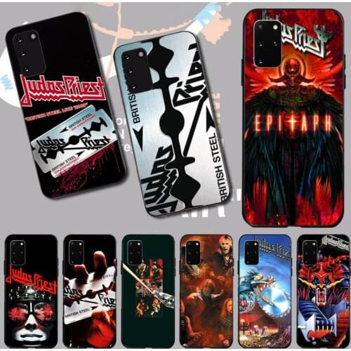 PENGHUWAN judas priest british steel Rob Customer Phone Case for Samsung S20 plus Ultra S6 S7 edge S8 S9 plus S10 5G