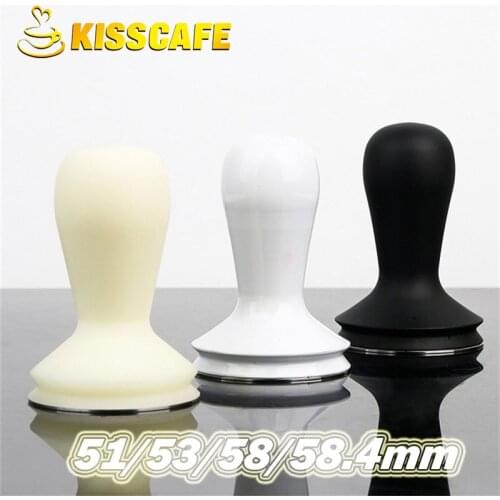 Colorful Handle Stainless Steel Base Tamper Protable Detachable Ultrathin Base Powder Press Solid Hammer Coffee Accessories