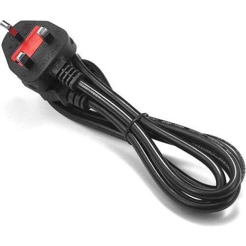 30pcs UK Plug Kettle AC Power Cable 1.5m 1.8m 6ft 3 Pin Prong IEC C13 Power Supply Cord For PC Computer Monitor Printer DJ Light