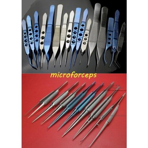 Medical beauty plastic tweezers stainless steel &titanium alloy ophthalmology tweezers microforceps