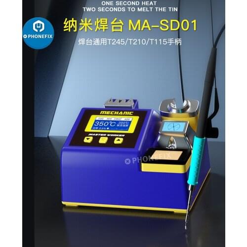 Mechanic MA-SD01 Nano Soldering Station with OEM JBC T245 T210 NT115 Handle for Highest Precision SMT Components Welding Working