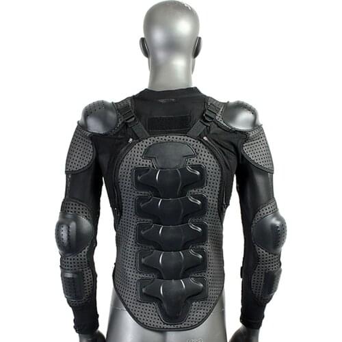 Full Body Motorcycle Riding Jacket Armor Spine Shoulder Chest Protection Accessories