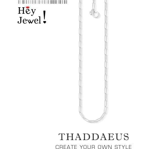 Charm Necklace Link Chain,2020 Winter New Fashion Jewelry Creative Idea Europe 925 Sterling Silver Bijoux Gift For Women Men