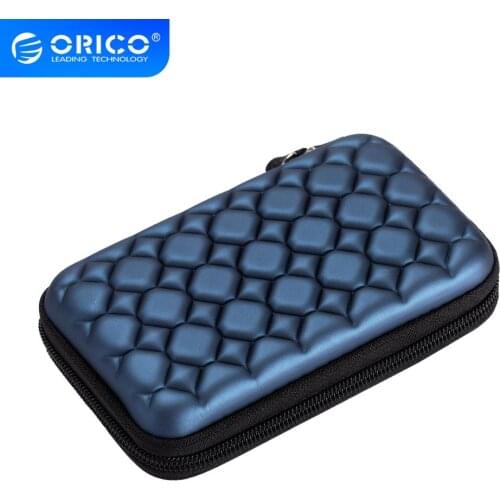 ORICO 2.5 Inch HDD Protection Bag Accessories storage bag for External Portable HDD Box Case-Blue