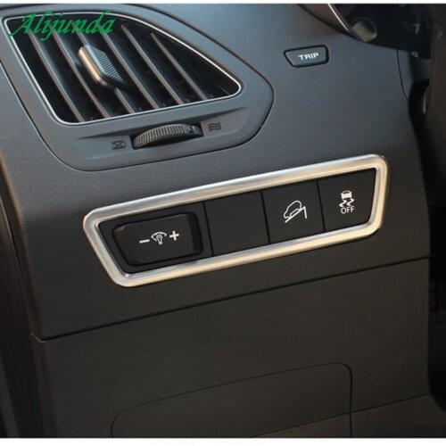 Head Light Headlight Switch Button Cover Trim Frame Decoration Fits For Hyundai Tucson IX35 2010-2014 Car Styling