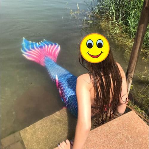 Customized Mermaid Tail for Swimming Swimsuit Tail With Monofin For Women Adult Cosplay Costume Kids Girls Mermaid Swimsuit Tail