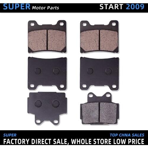 1 Set Motorcycle Front And Rear High Quality Brake Pads Disks Shoes For YAMAHA (4HM3/ 4HMA / 4HMB) XJR400 1993 1994 1995 1996