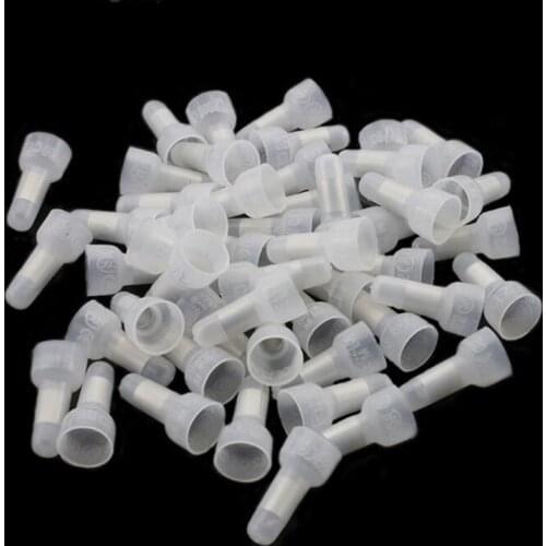 100PCS Wire Connector Terminals Pacifiers Line Cap Aluminum CE-2X Terminal Fittings Applicable Connect 1.5 sq