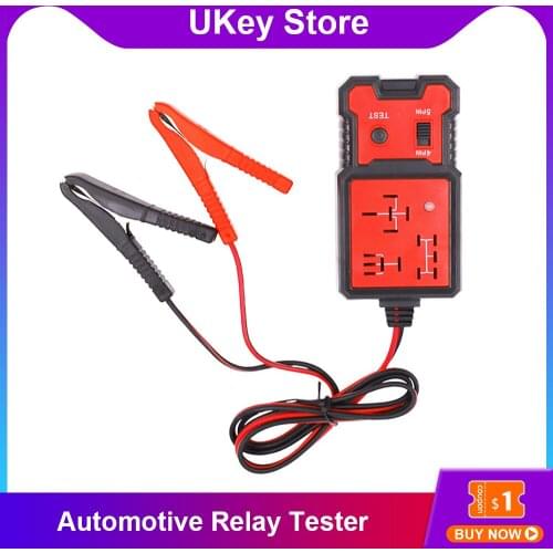 12V Universal Automotive Electronic Relay Tester Tool For Cars Auto Battery Checker Automobile Fault Diagnostic Instrument